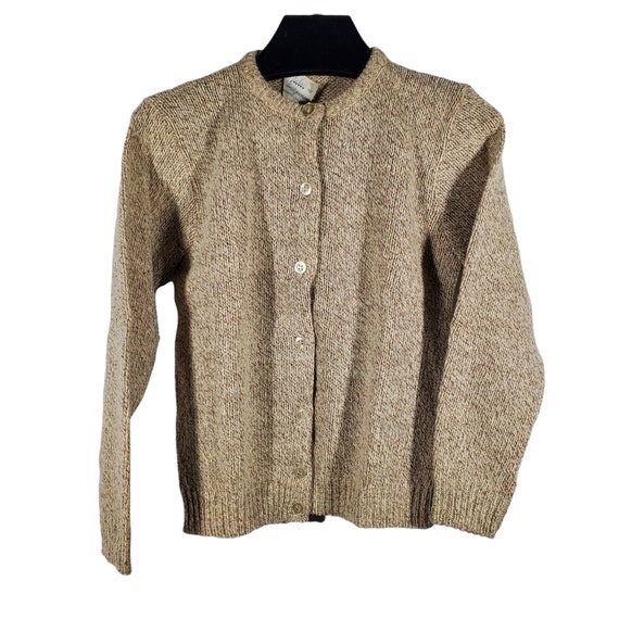 Vintage 1970s/1980s High-Styled Cardigan Sweater … - image 1