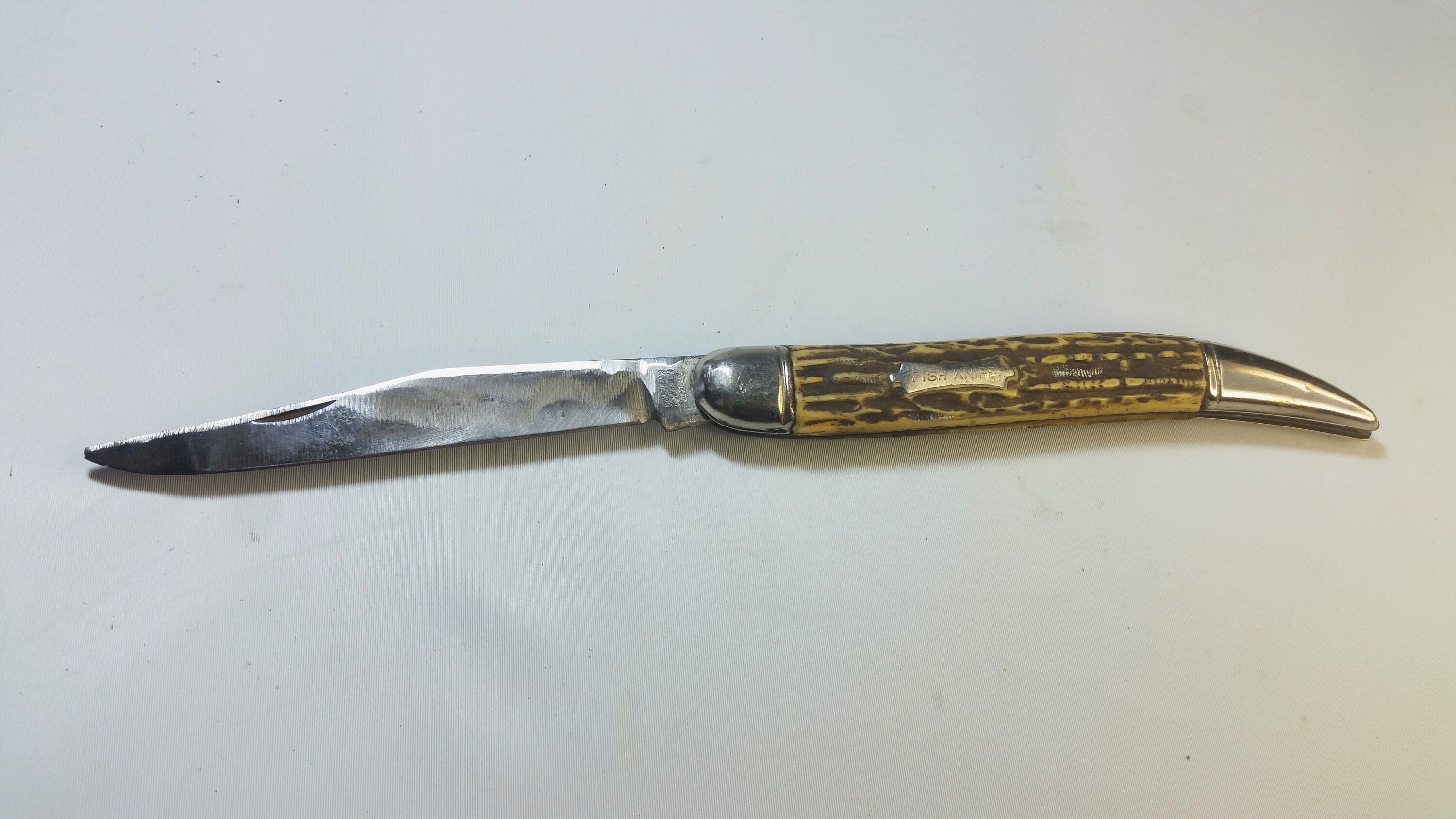 Vintage AKC Folding Pocket Fish Knife Made in Germany Faux Etsy