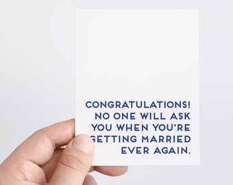 Stuff4 Funny Engagement Cards For Couples - About To Marry My...