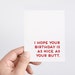 Boyfriend Birthday Card | Hope Your Birthday Is As Nice As Your Butt | Funny Husband Birthday Card | Cute Butt Birthday Card | Naughty Cards 