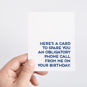 Carte d'anniversaire amusante pour frère ou soeur, cadeau pour un ami de longue distance, carte de joyeux anniversaire pour la famille élargie, humour entre frères et sœurs