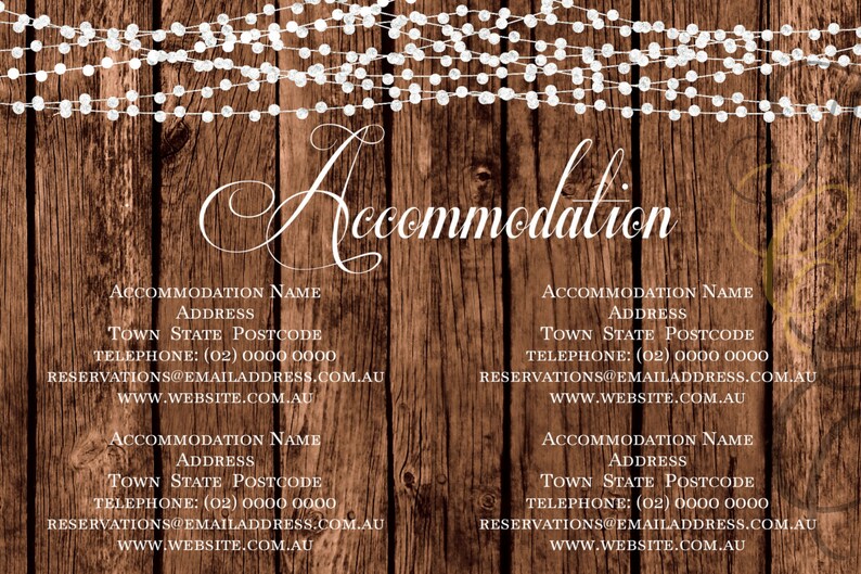 Rustic Wedding Invitation Set Digital Files Only | Etsy