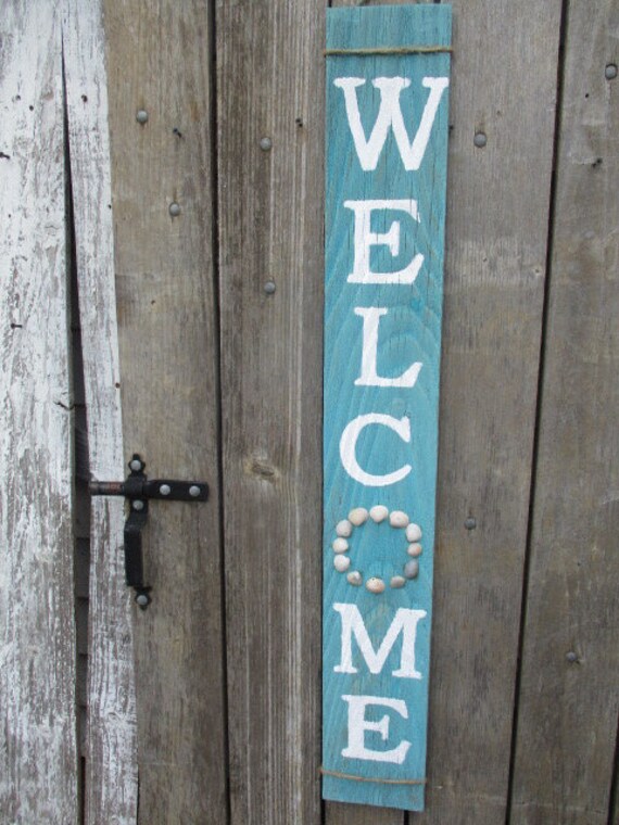 41 WELCOME SHELLS Beach Ocean Primitive Antique Look | Etsy