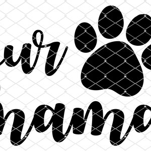 Fur Mama  - Silhouette - Cricut - Cut File - SVG Design - Vector Active