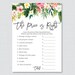 Tropical Bridal Shower Price is Right Game Printable - Etsy