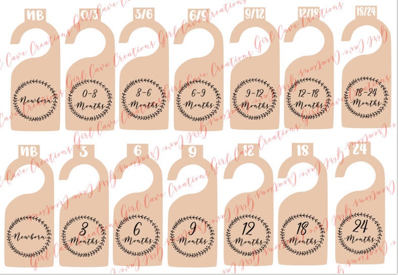 Download Baby Closet Dividers Downloadable Laser Cut // DIGITAL ...