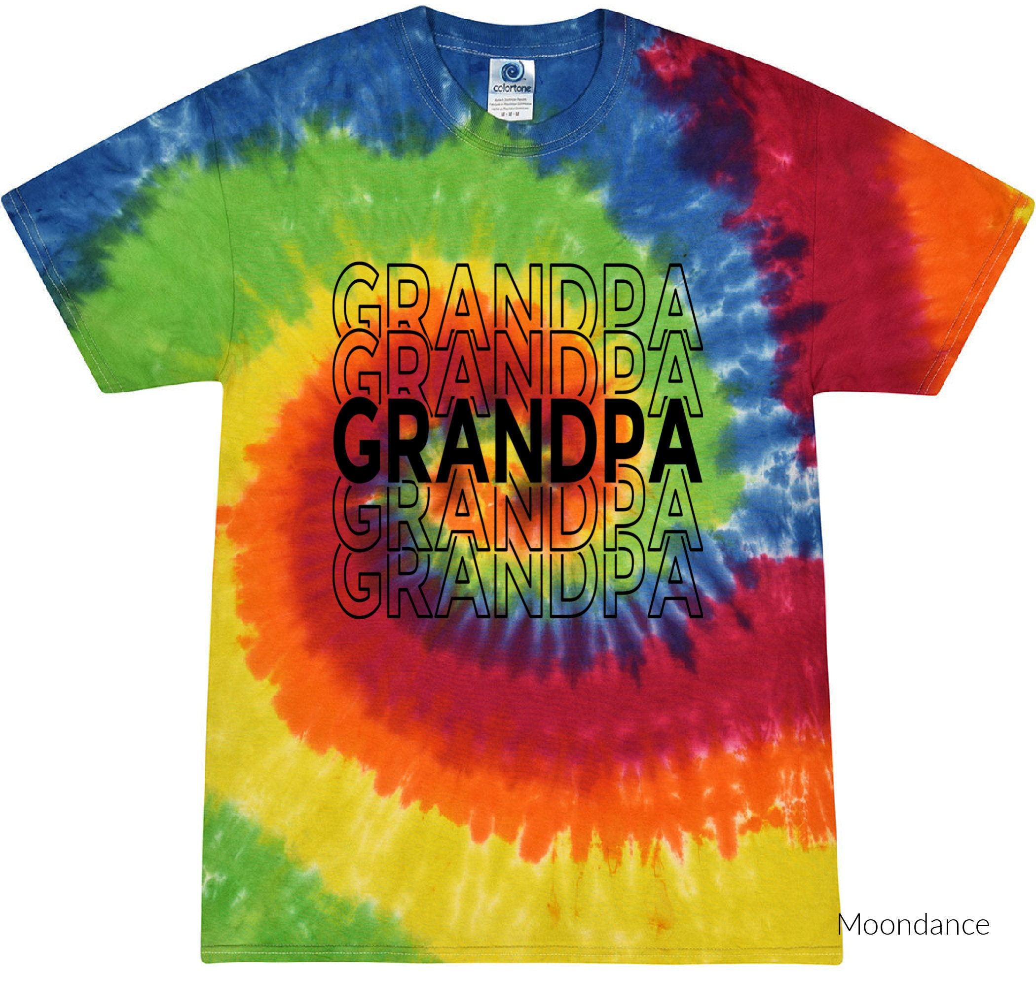 how to tie dye words on a shirt