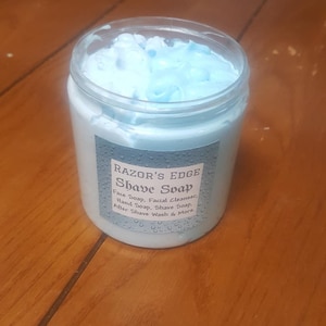 Men&#39;s Shaving Cream -Mens Shaving Kit -Mens Stocking Stuffers -After Shave Wash - Beard- Gifts for him - Men&#39;s Vegan Shaving Cream-Self Care