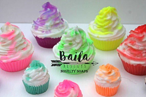 Cupcake Soap Shower Favor Baby Shower Cupcake Soap Favor Etsy