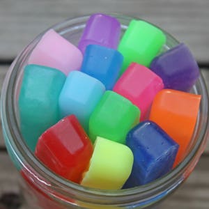 Rainbow Glycerin Soap - Soap Sticks - Kids Soap - Best Friends Gift - Stocking Stuffers for Girls - Lathering Soap - Soap Favors - Mum