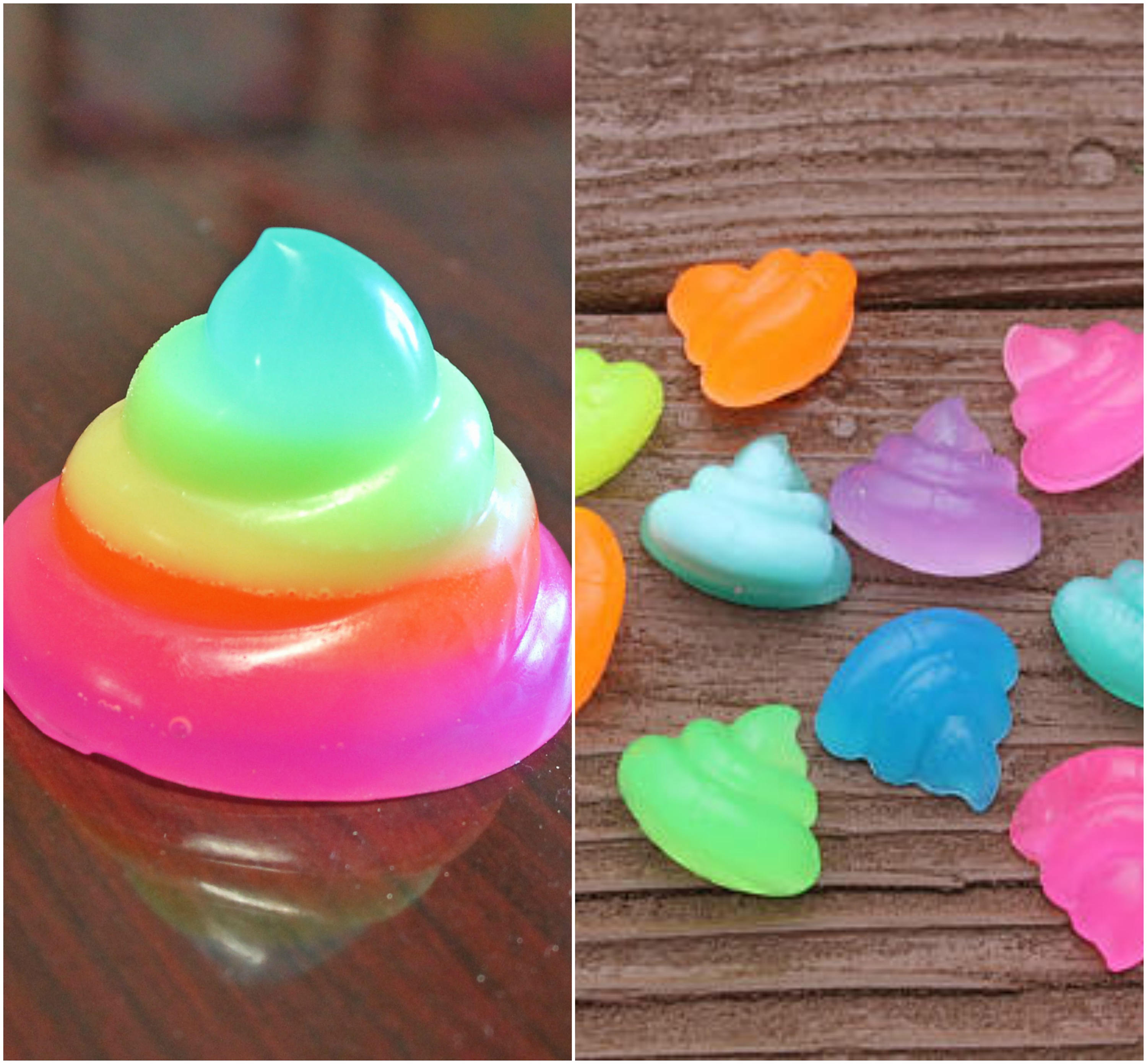 Rainbow Poop Poop Emoji Emoji Lovers Stocking Stuffers Etsy