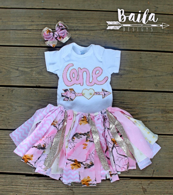 camo first birthday outfit