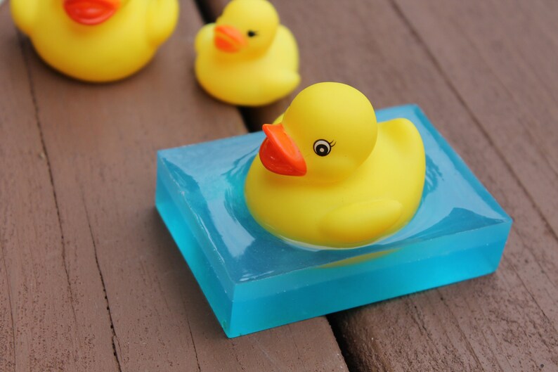 Duck Soap Favors Rubber Duckie Soap Duck Gifts Baby Etsy