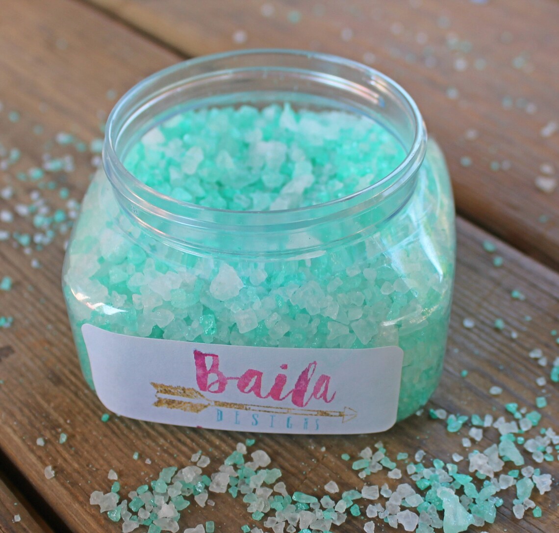 Bath Salts Epsom Salt Dead Sea Salt Bath Soak Herbal Etsy