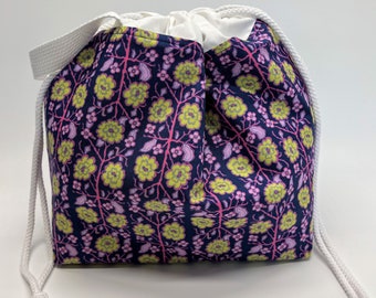 Large Boxed Drawstring Project Bag