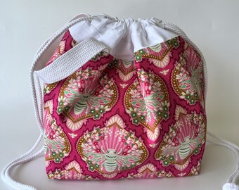 Large Boxed Drawstring Project Bag