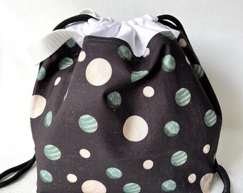 Large Boxed Drawstring Project Bag