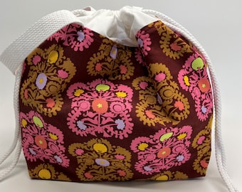 Large Boxed Drawstring Project Bag