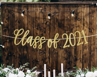 Class Of 2021 Banner Etsy