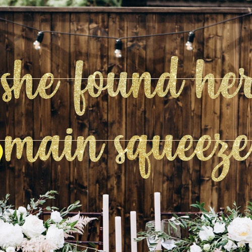 She Found Her Main Squeeze Lemon Bridal Shower Theme Lemon - Etsy