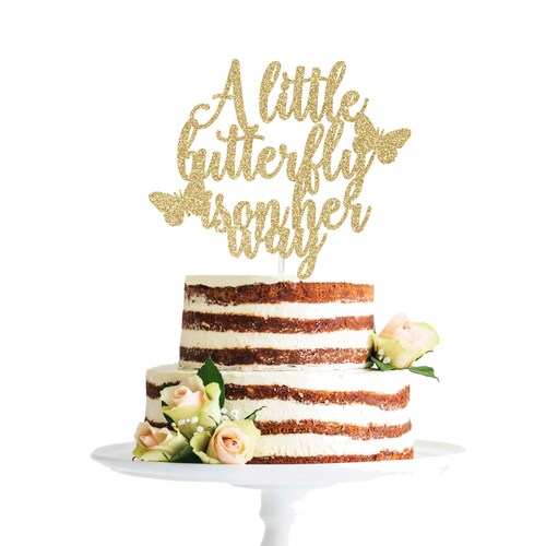 Butterfly and Flowers Pink Baby Shower Printable Backdrop Etsy