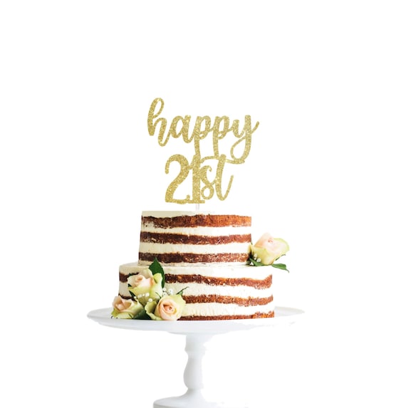 HAPPY 21st BIRTHDAY CUSTOM NAME GLITTER CAKE TOPPER BIRTHDAY PARTY 18th,21st HAPPY 21st BIRTHDAY CUSTOM NAME GLITTER CAKE TOPPER BIRTHDAY PARTY 18th,21st