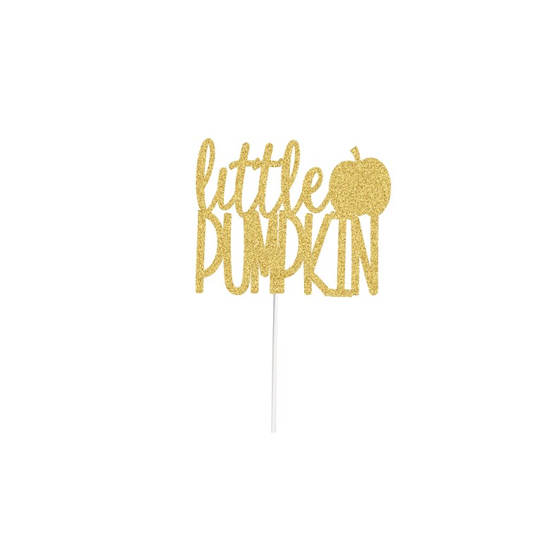 Little Pumpkin Cupcake Toppers Pumpkin Birthday Party Our Etsy