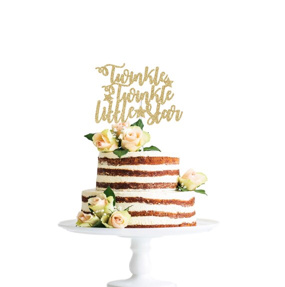 Twinkle Twinkle Little Star Cake Topper Twinkle Twinkle Etsy