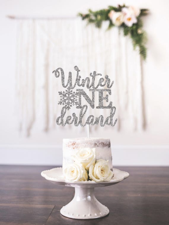Download Winter Onederland Cake Topper Winter Wonderland Cake Topper Etsy