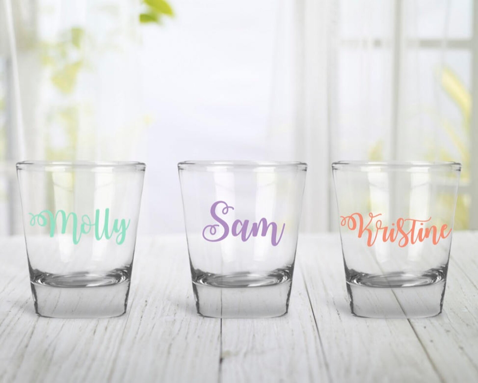 Personalized Shot Glass Name Shot Glass Brides Maid Gifts Etsy