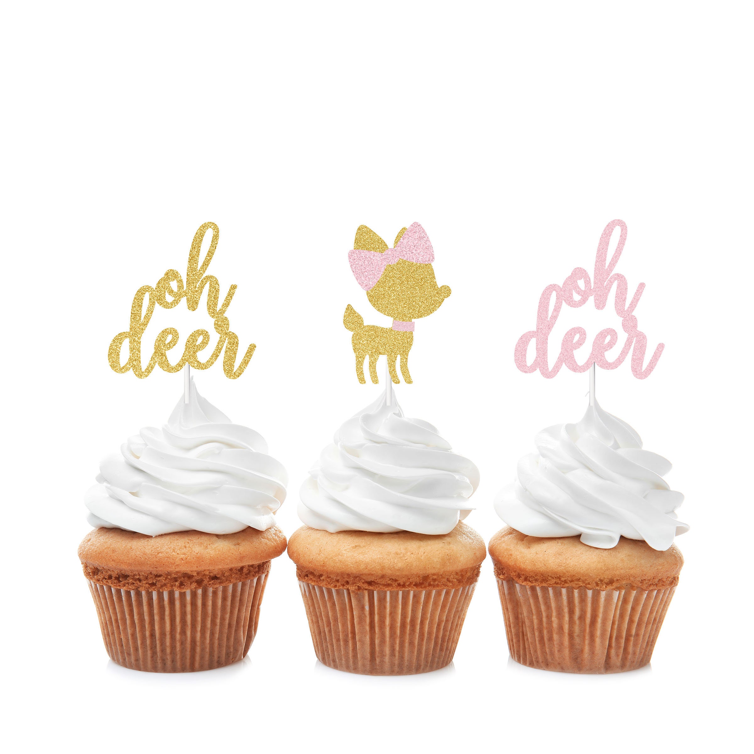 Deer Horn Cupcake Topper Antler Cupcake Topper Atelier Elegance Deer Cupcake Topper 