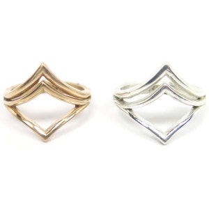 Atitlan Lunar Cycle Ring, Boho Celestial Jewelry, Witchy Celestial Ring, Minimalist Sterling Ring, Lunar Cycle Ring, Moon Cycle Ring