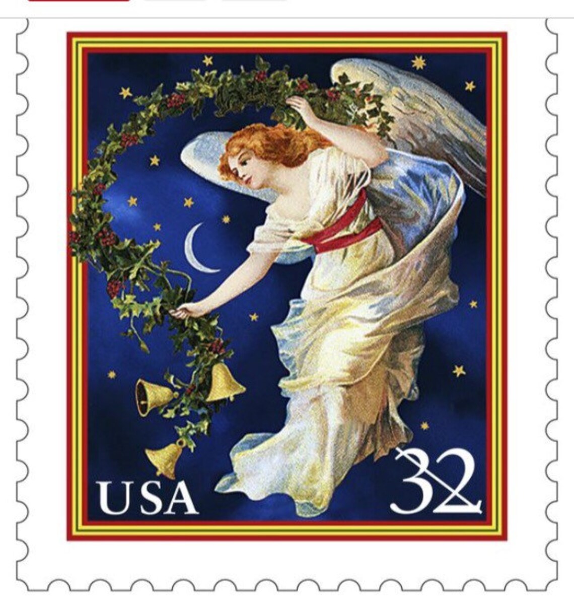 1994 Post Office Memorabilia Framed Midnight Angel Etsy Sweden