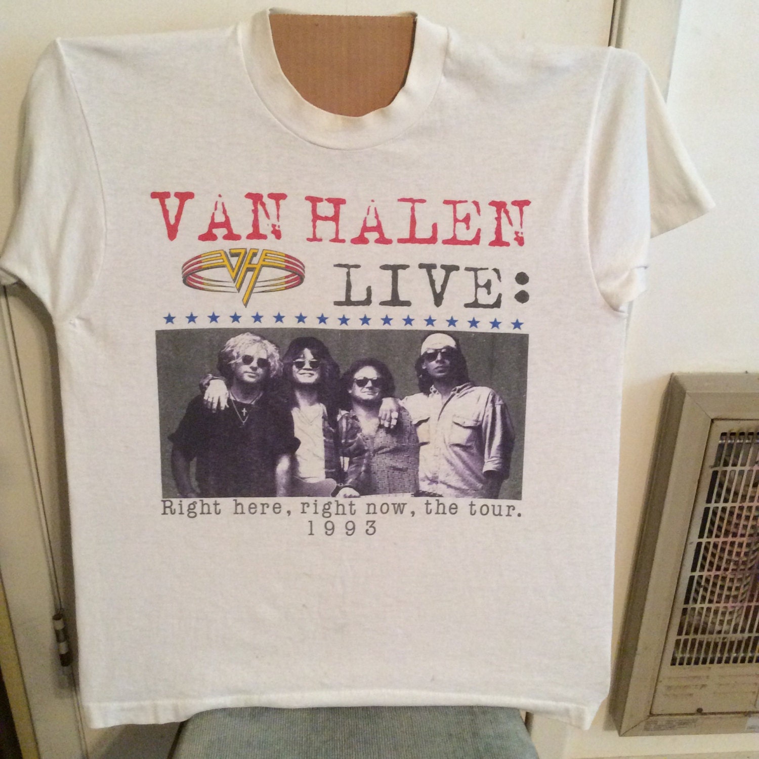 Vintage RARE 1993 Van Halen Concert Tshirt !! - Etsy