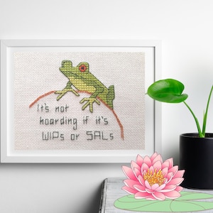 The Frog Stitcher - an instantly downloadable pattern