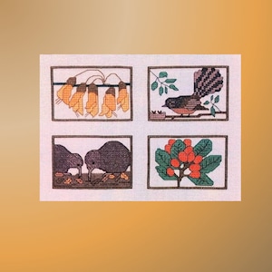 New Zealand Cross Stitch - the Forest - part 2  - designed by Cherry Parker