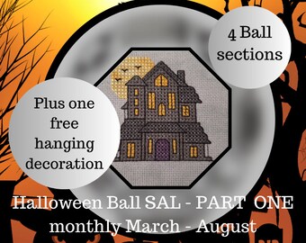 The Halloween Ball SAL in 6 parts - downloadable each month