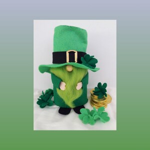 Lucky Leprechaun Gnome: Felt Gnome Pattern