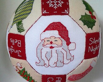 Christmas Cross Stitch Ball designed by Cherry Parker