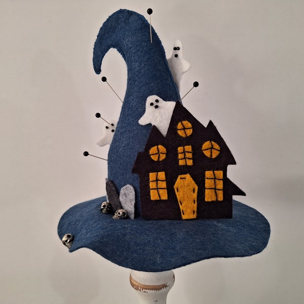 Witch's Hat - Halloween Decoration or Pincushion felt pattern