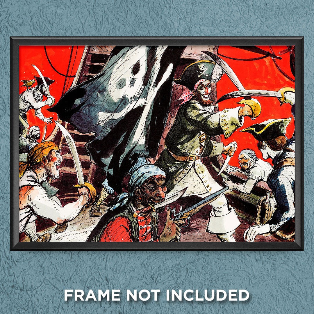 Pirates Of The Caribbean Disneyland Poster