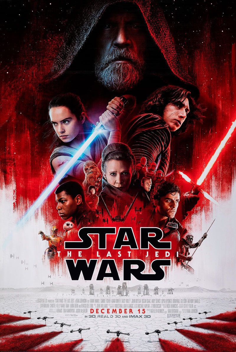 Star Wars Movie Poster Wall Art Set of 3 Force Awakens the Last Jedi Rise  of Skywalker Episode 7 8 9 VII VIII IX 3003 