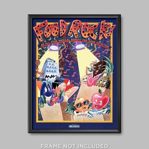 Food Rocks Attraction Print Poster The Land Epcot Center Kitchen Kabaret Bonnie Appetite Krackpots Cabaret Disney World Wall Art Decor 3930