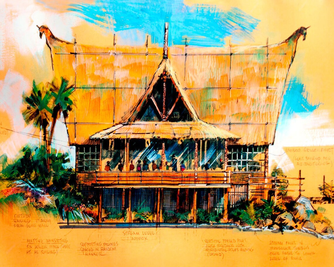 Disneyland Enchanted Tiki Room Poster Wall Art Decor Concept - Etsy