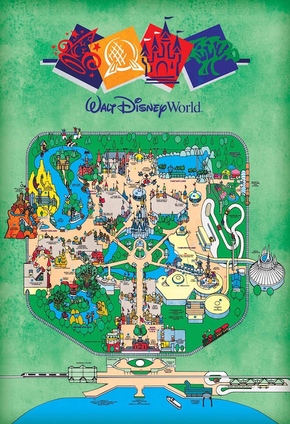 Magic Kingdom Map