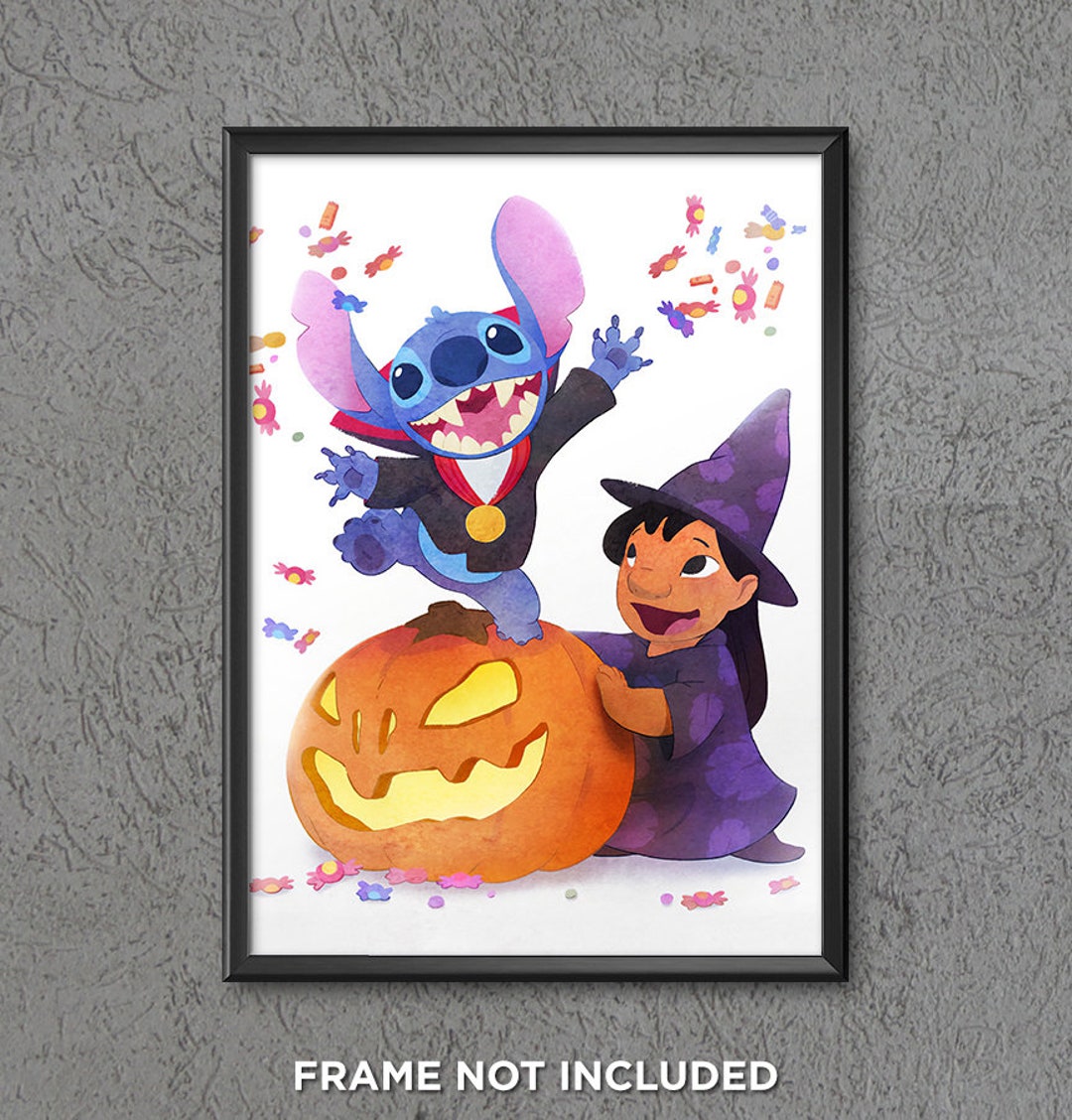 Disney  Lilo and Stitch Halloween Keychain