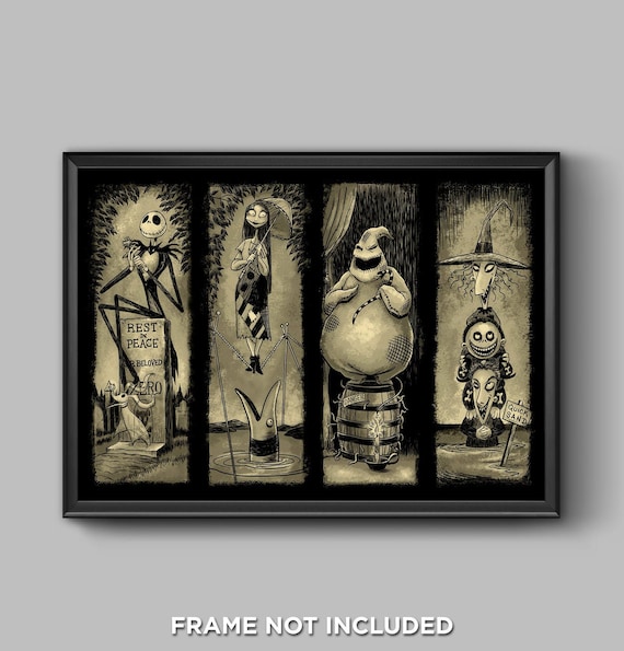 Jack Skellington Wall Art  Paintings, Drawings & Photograph Art Prints