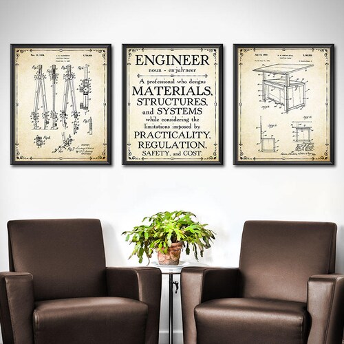 Engineer Gift SET OF 3 Engineer Gifts Gift for Engineer Etsy