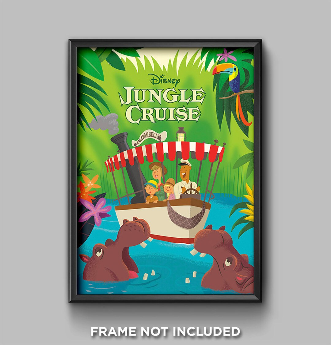 Jungle Cruise Art Poster Print Wall Art Decor Disneyland - Etsy