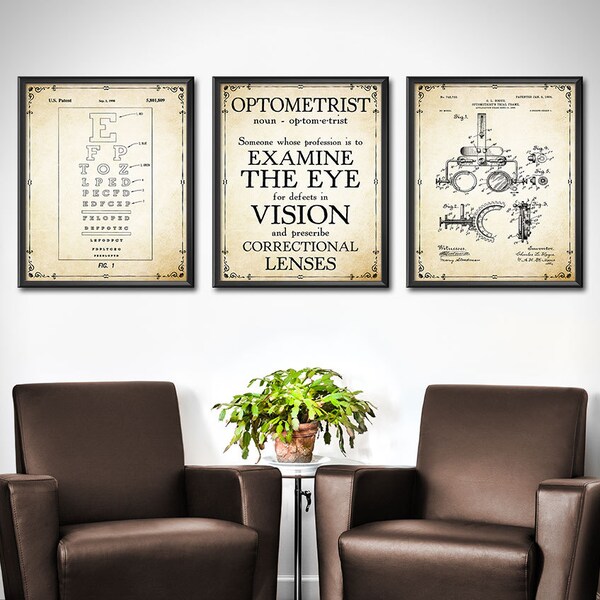 Optometry Wall Art Etsy
